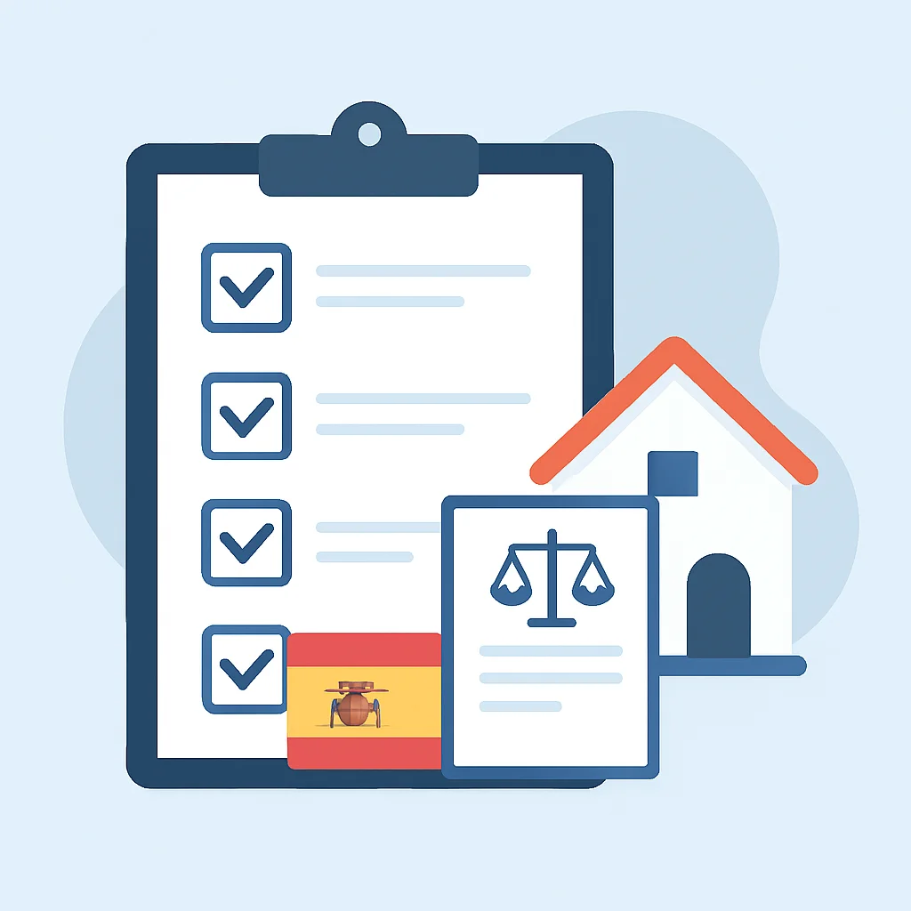 Lista de verificación de documentos legales esenciales para la compra de vivienda en España