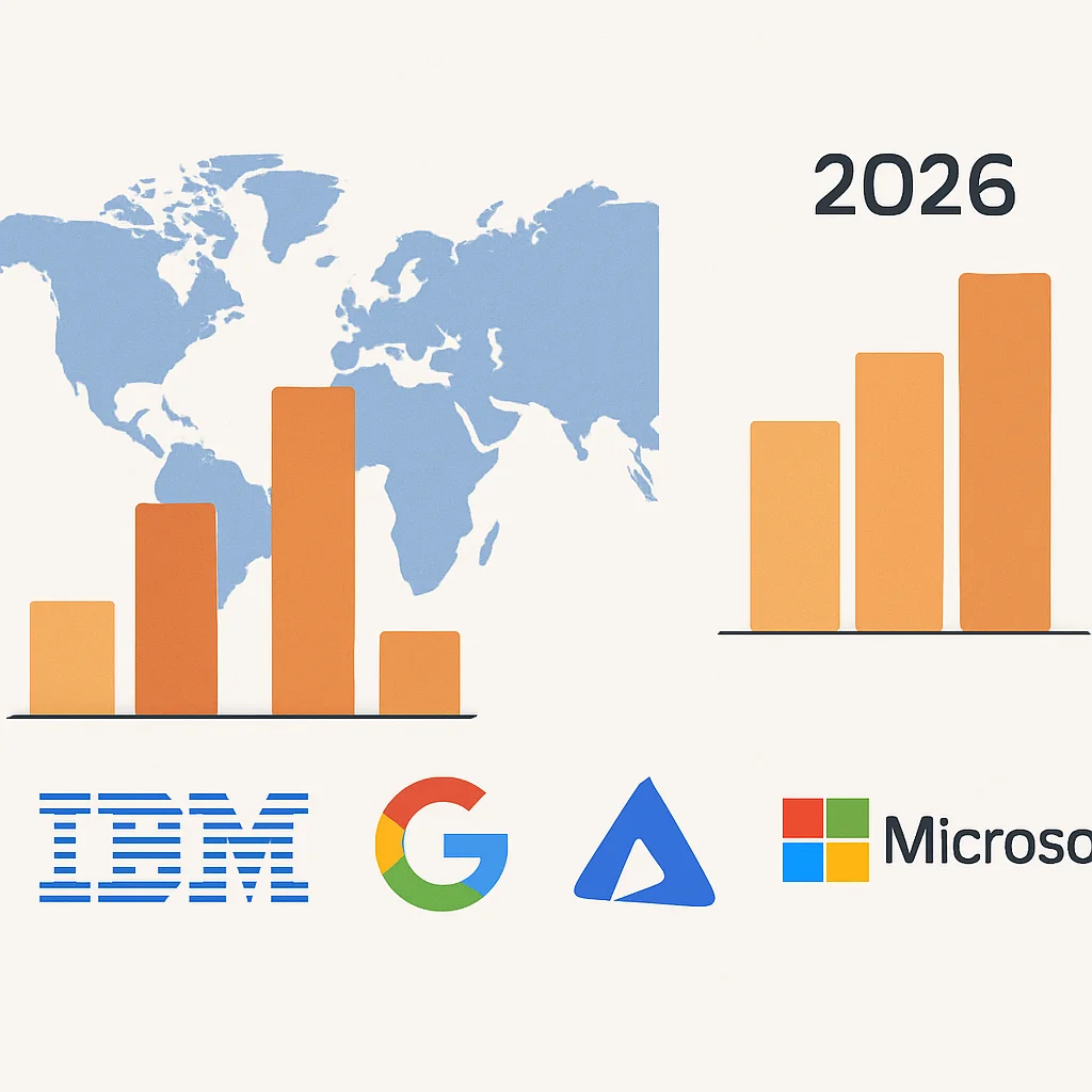 Infografía de inversiones globales en computación cuántica por región y empresas en 2026