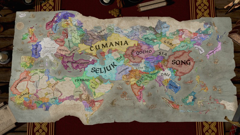 Personajes de Crusader Kings III en la corte