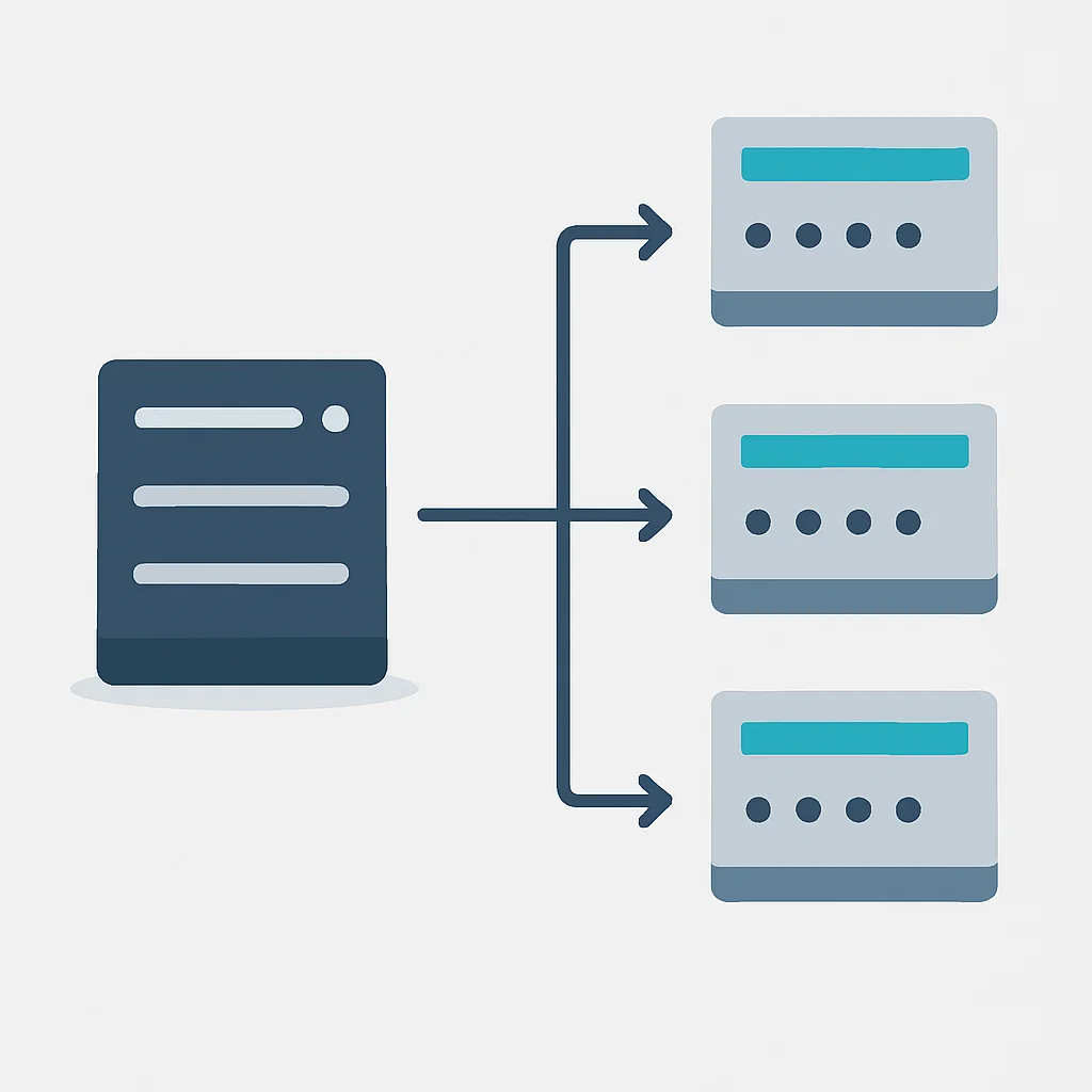 Diagrama de arquitectura de CDN mostrando servidores perimetrales y servidor de origen