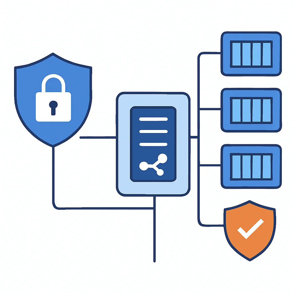Diagrama de arquitectura de seguridad para orquestación de contenedores