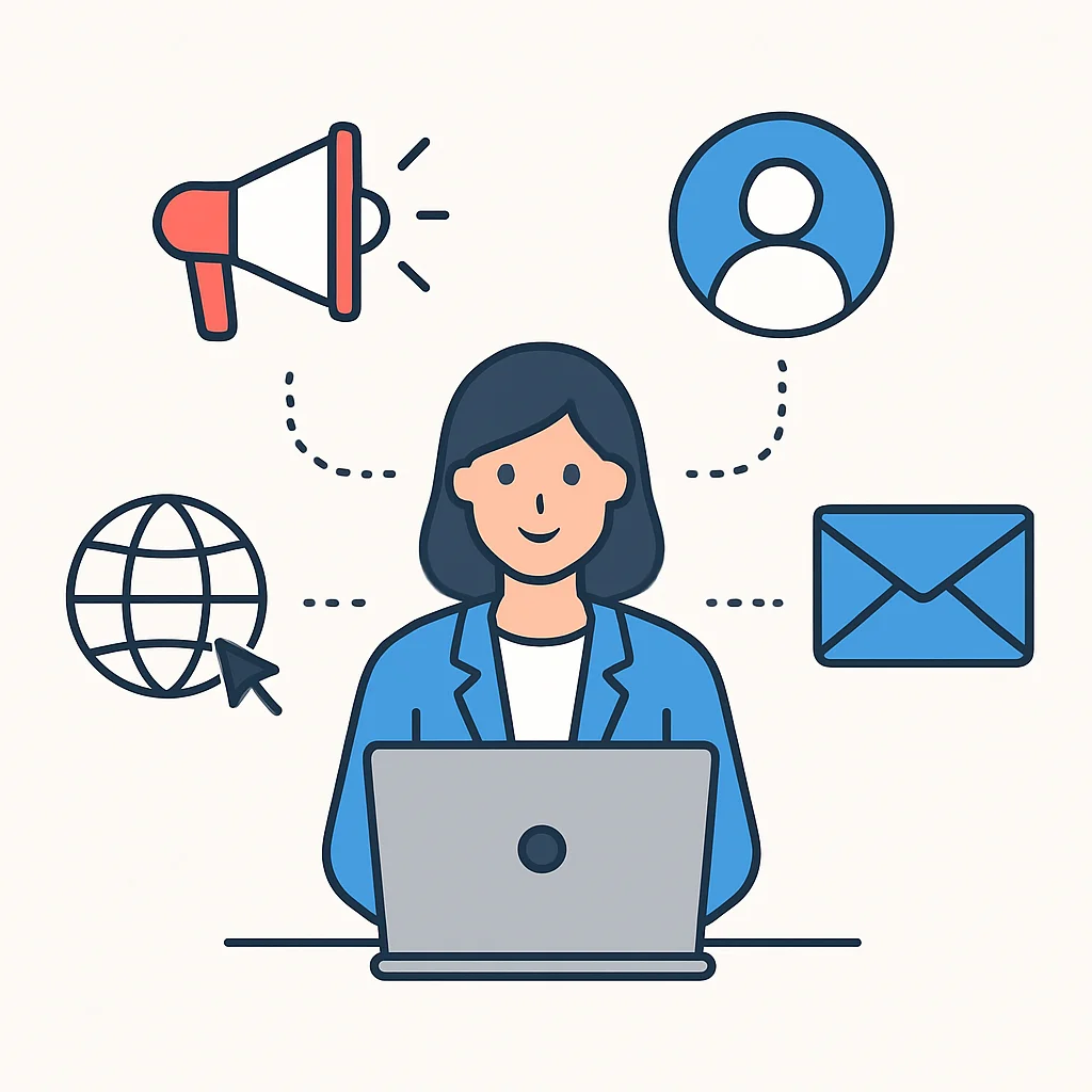 Infografía de los diversos canales de adquisición de usuarios para startups