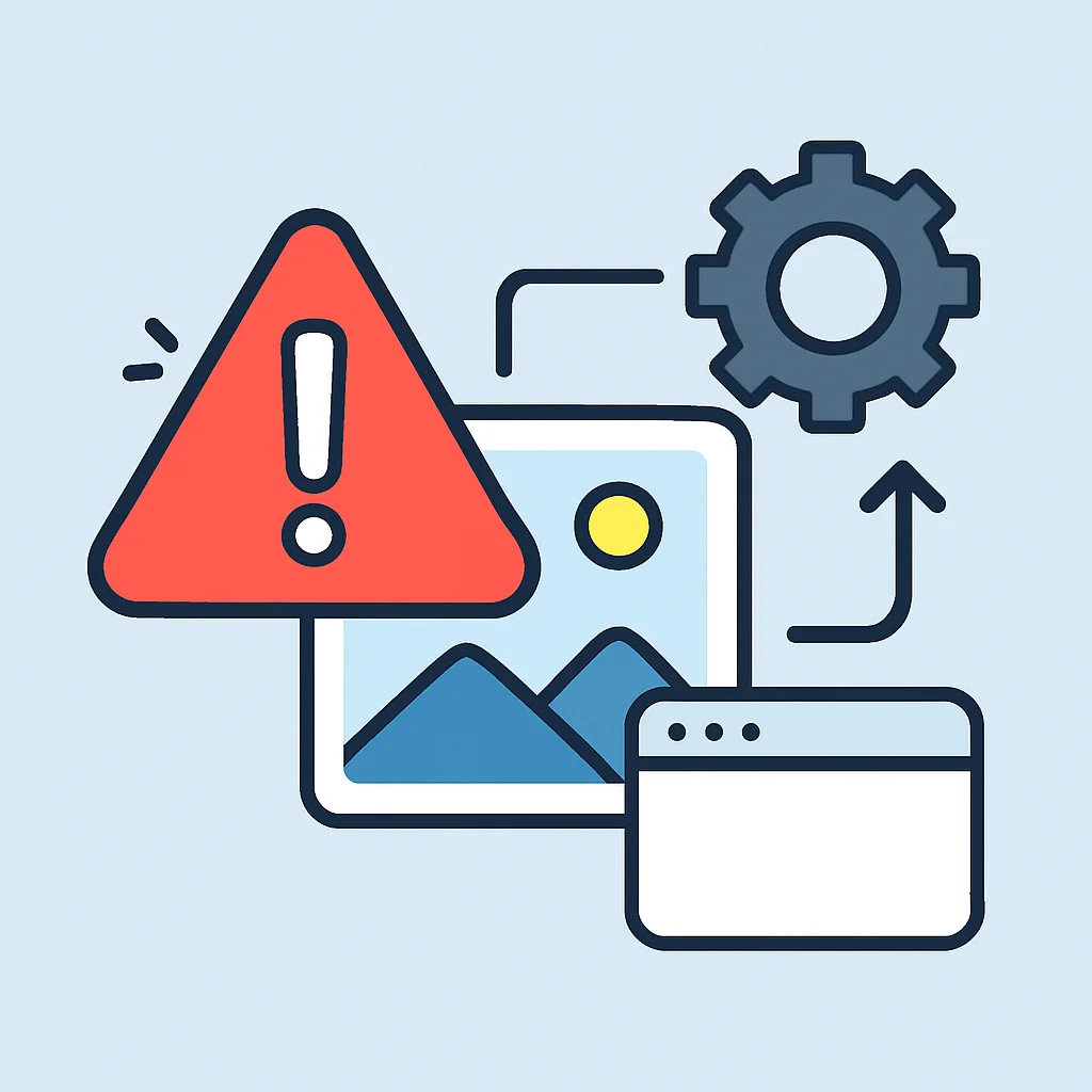 Advertencias Importantes al Optimizar Imágenes