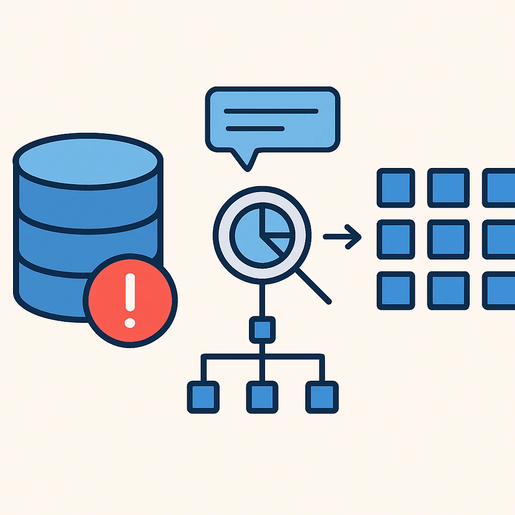 Diagrama mostrando cuellos de botella comunes en la escalabilidad NoSQL como consultas lentas, indexación ineficiente y particionamiento incorrecto