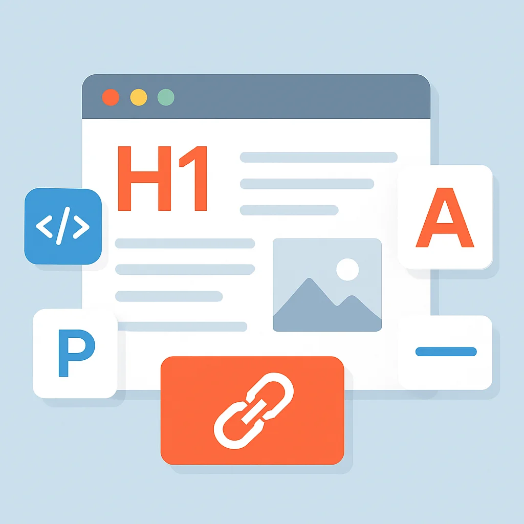 Elementos HTML Clave para Publicaciones de Blog